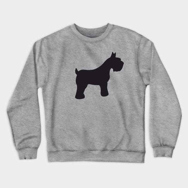 Schnauzer Crewneck Sweatshirt by XOOXOO